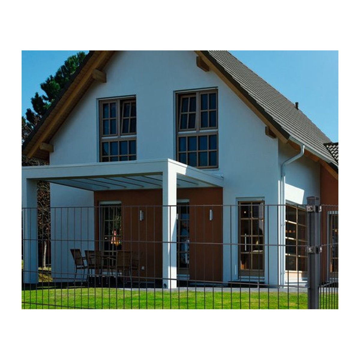 FLORAWORLD Doppelstabmatte aus Stahl in Anthrazit-Grau, H x B: 103 x 201 cm - Bild 1