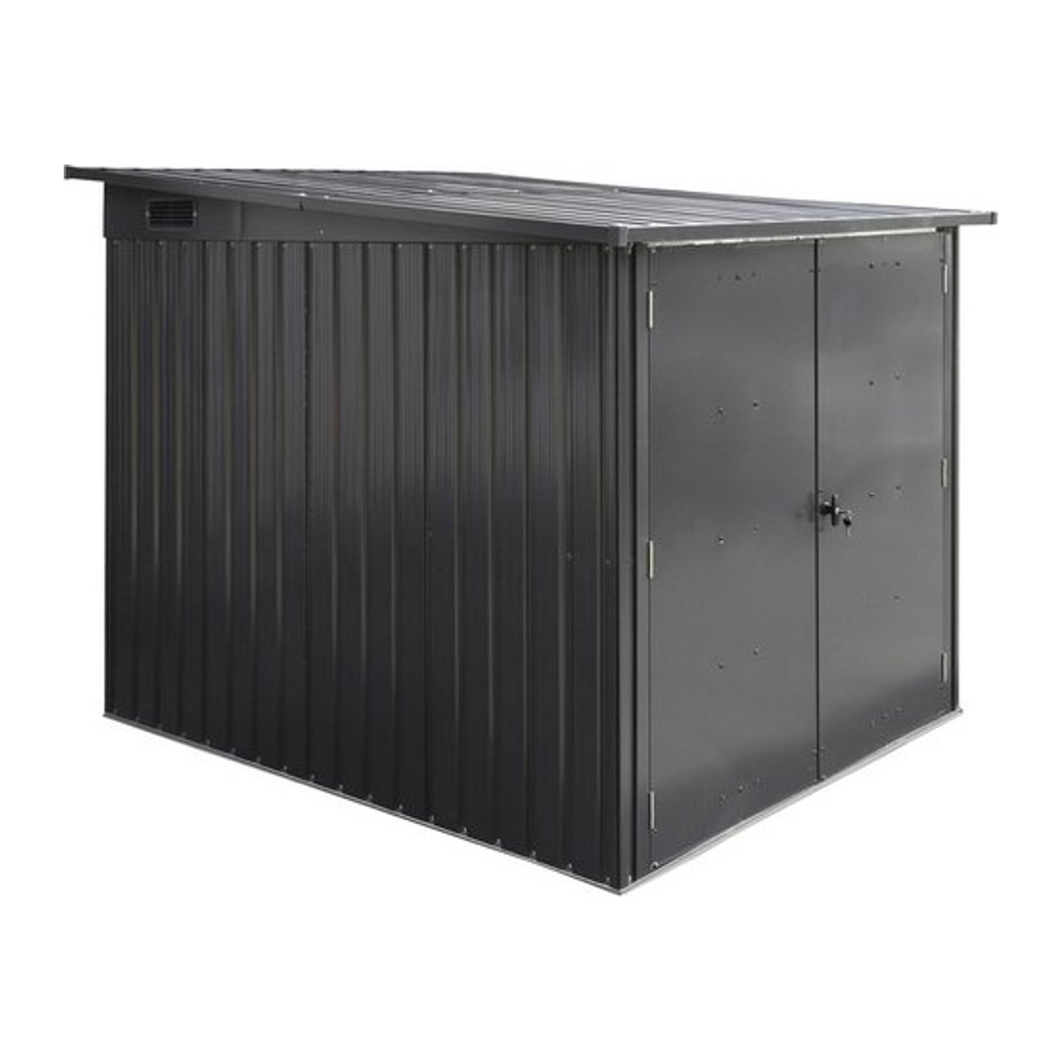 FLORAWORLD Fahrradgarage Grau, B/H/T: 163 x 163 x 204 cm, 4.800 Liter - Bild 1
