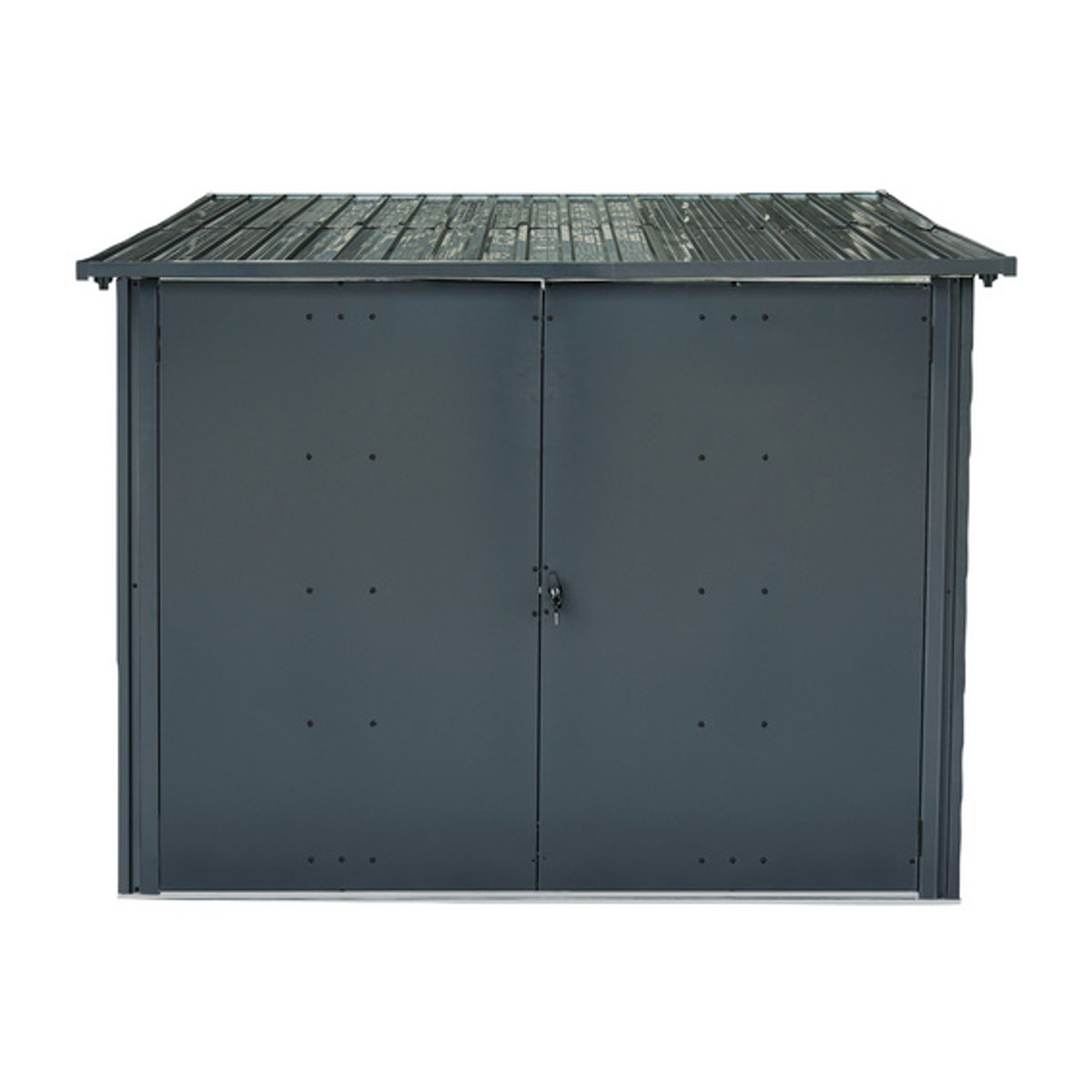 FLORAWORLD Fahrradgarage Grau, B/H/T: 163 x 163 x 204 cm, 4.800 Liter - Bild 2