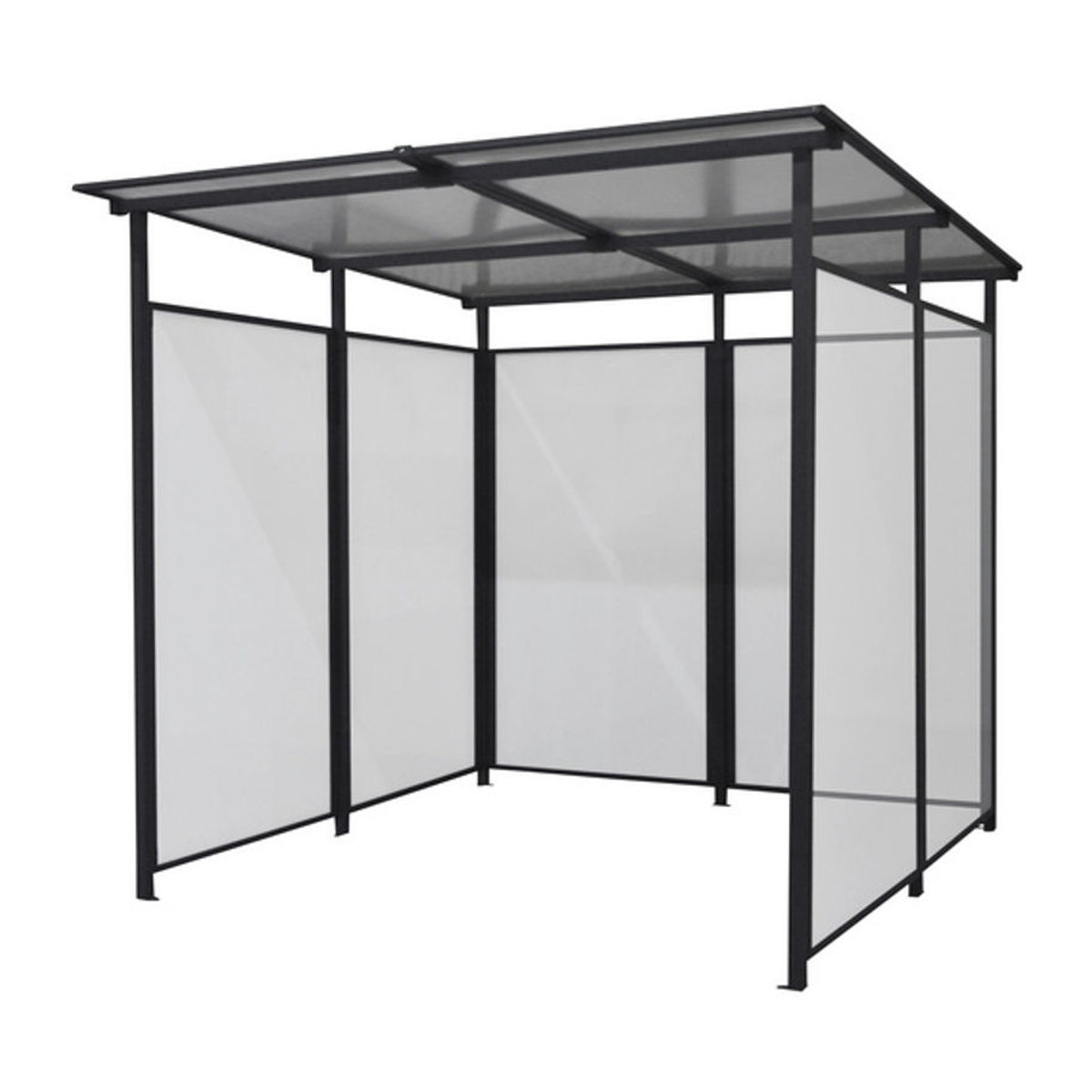 FLORAWORLD Gartenhaus aus Kunststoff in Grau und Anthrazit, B/H/T: 227 x 236 x 223 cm - Bild 3