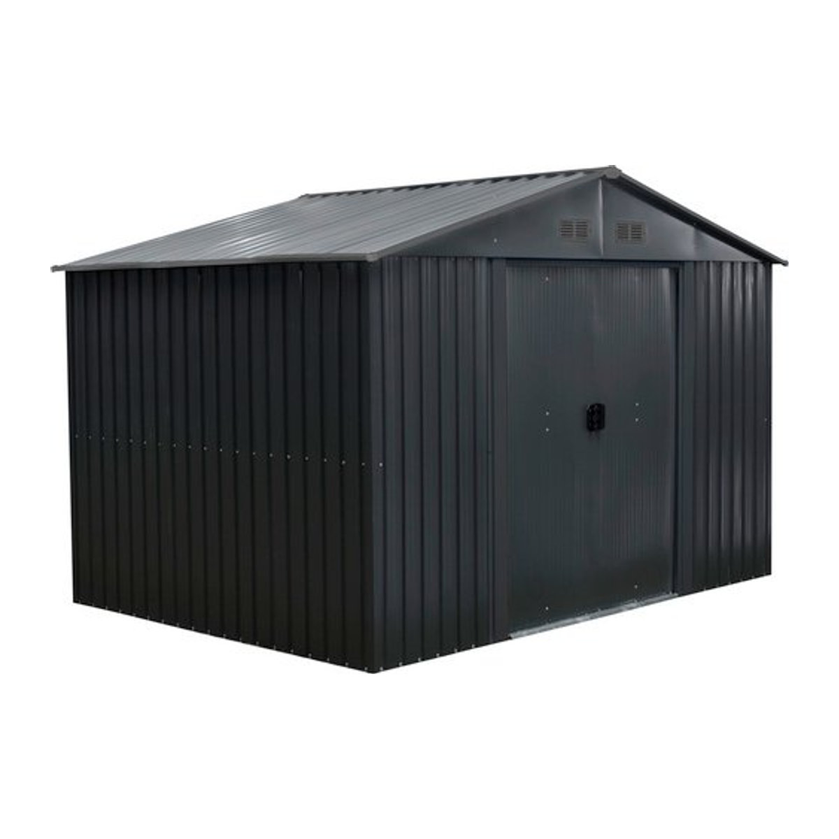 FLORAWORLD Gerätehaus aus Metall in Grau/Anthrazit, B/H/T: 301 x 214 x 238 cm - Bild 1