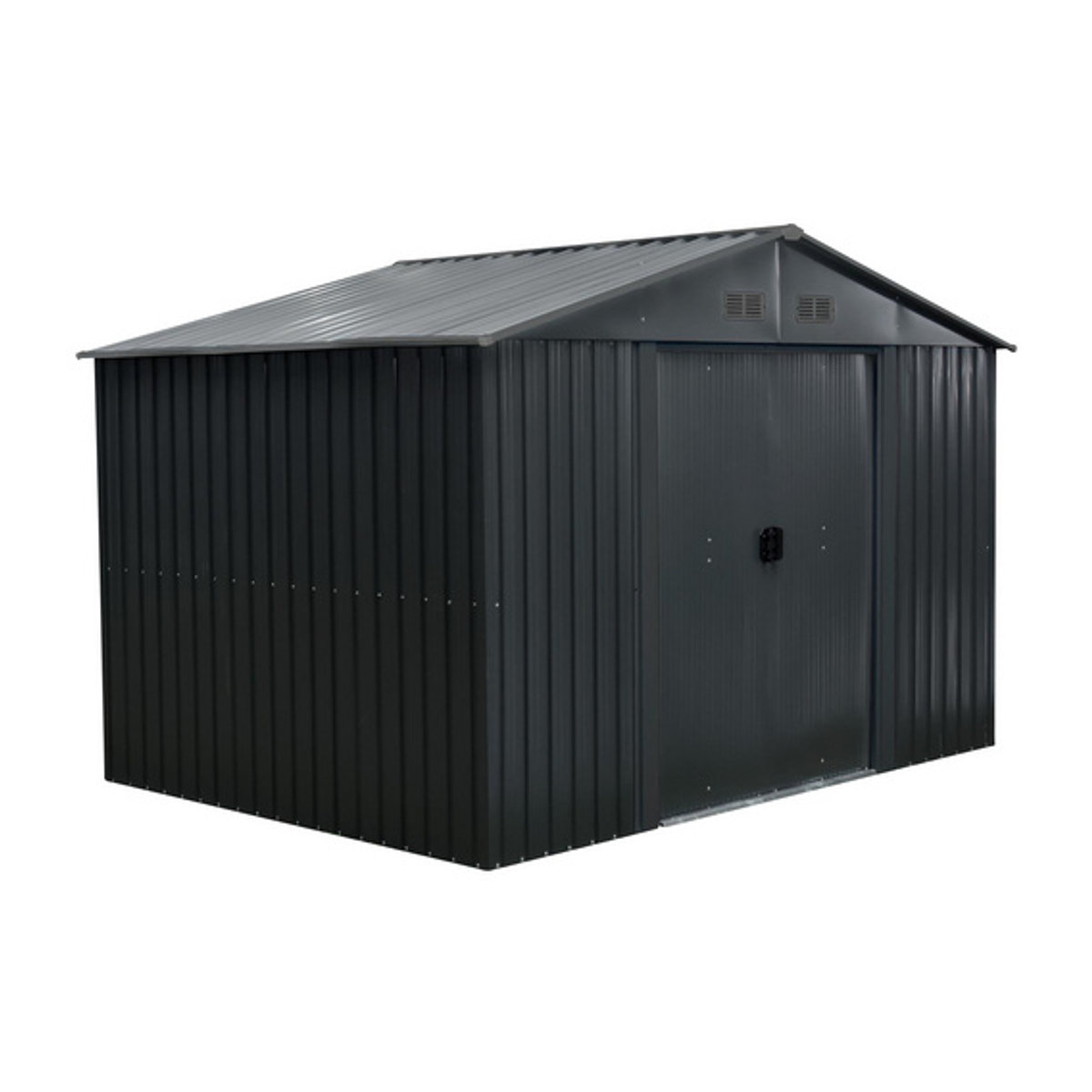 FLORAWORLD Gerätehaus aus Metall in Grau/Anthrazit, B/H/T: 301 x 214 x 238 cm - Bild 2