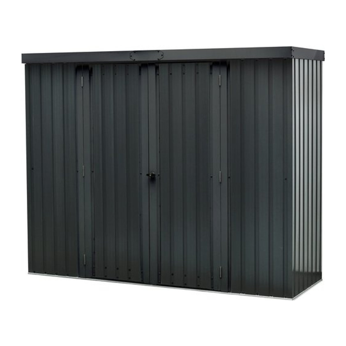 FLORAWORLD Geräteschrank aus Metall in Anthrazit und Grau, B/H/T: 228 x 181 x 76 cm - Bild 1