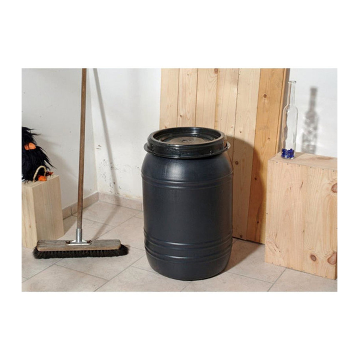FLORAWORLD Kleinfass Classic Schwarz, Volumen: 60 l, Höhe: 61 cm - Bild 2
