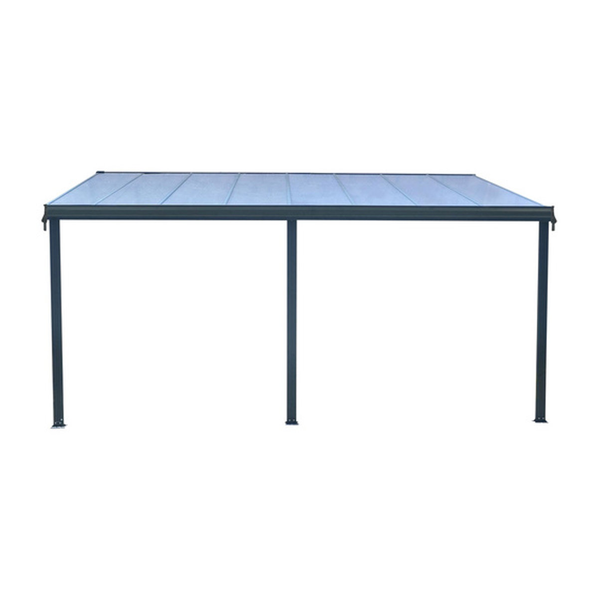 FLORAWORLD Terrassenüberdachung mit Polycarbonat Dach in Anthrazit-Grau, Breite: 496 cm - Bild 2