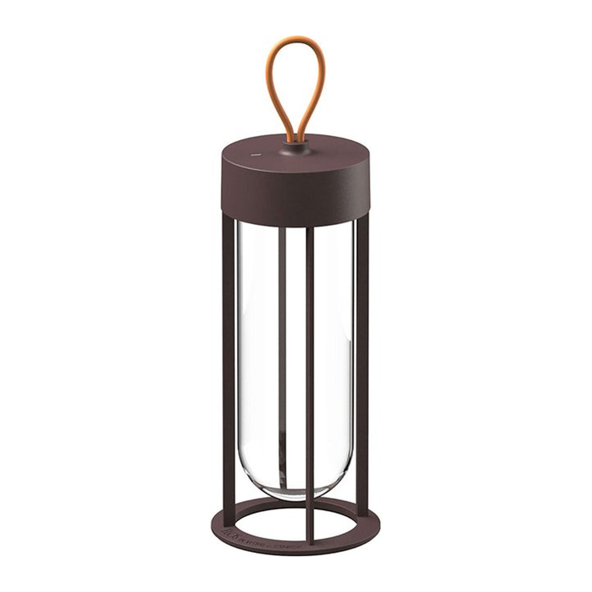 Flos In Vitro Unplugged LED-Akkuleuchte Tischlampe in Braun mit warmweißem Licht - Bild 1