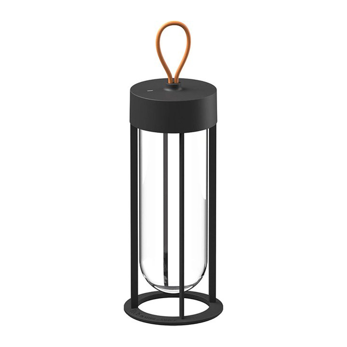 Flos In Vitro Unplugged LED-Akkuleuchte Tischlampe Schwarz mit warmweißem LED-Licht - Bild 1