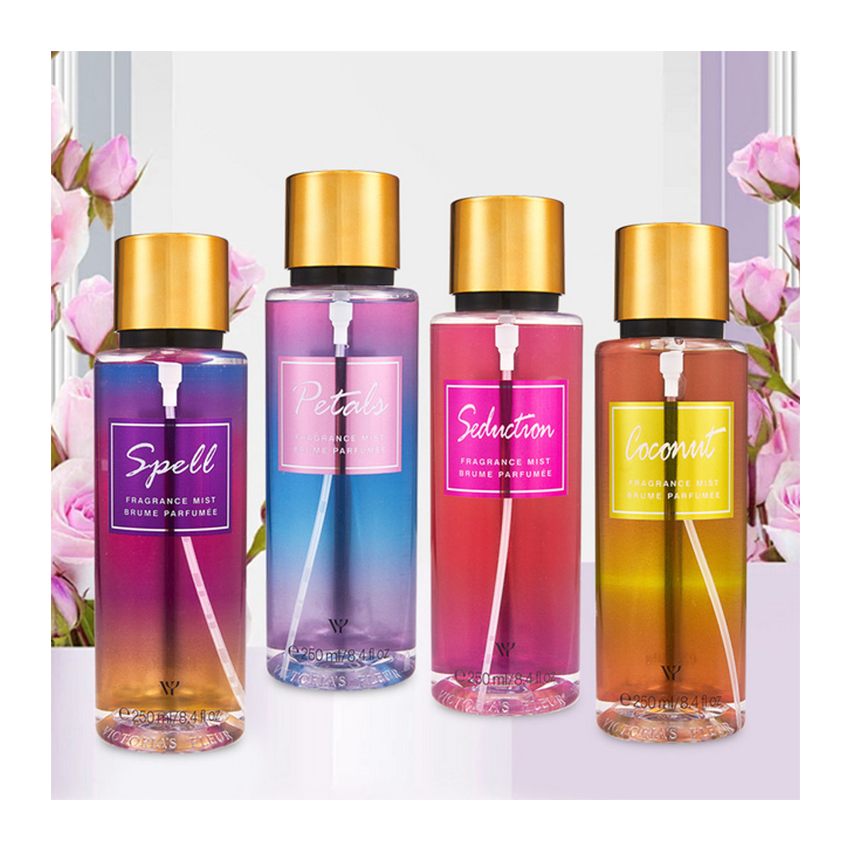Flower Season Damen-Parfüm Vanilla Secret Charm, Blumenfruchtduft als langanhaltendes Spray, 250 ml - Bild 1