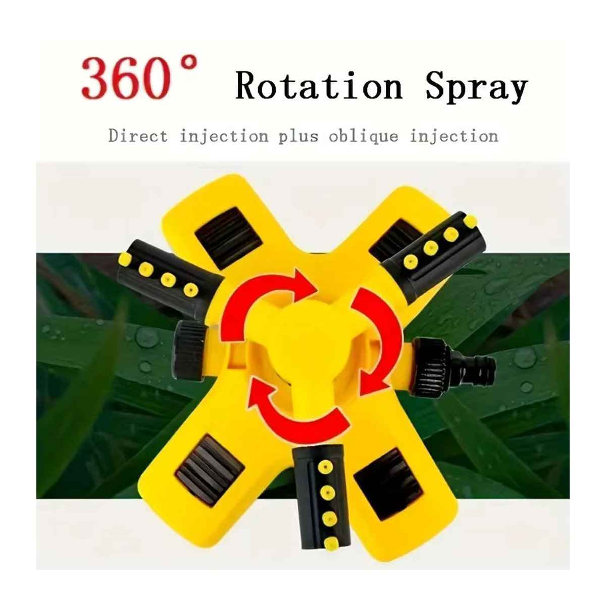 FLOWERS SPRAL Rotierender Kunststoffsprinkler für die 360 Grad Gartenbewässerung - Bild 5