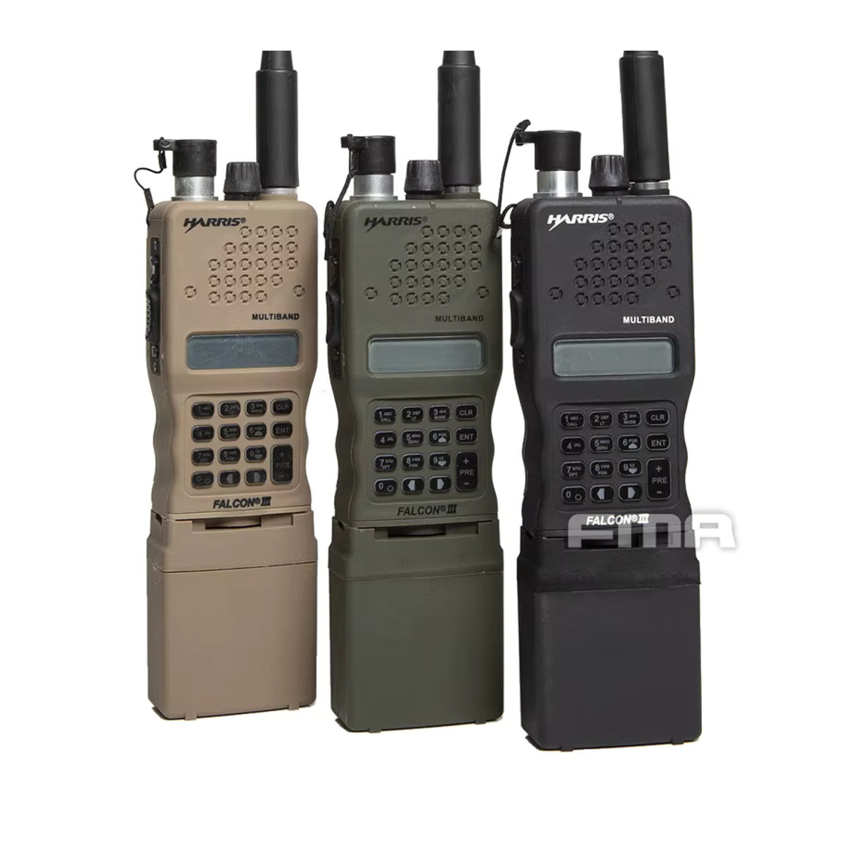FMA Tactical Airsoft AN/PRC-152/148 Dummy Radio Walkie Talkie Modell mit erweiterter Antenne in Mehrfarbig - Bild 2