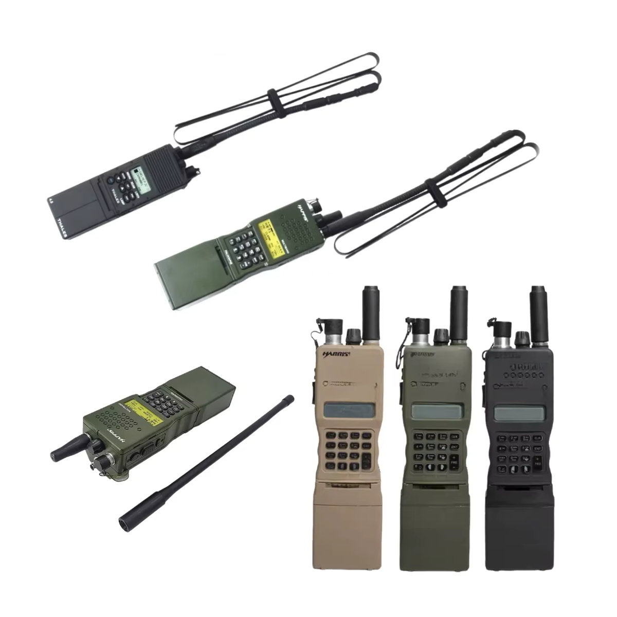 FMA Tactical Airsoft AN/PRC-152/148 Dummy Radio Walkie Talkie Modell mit erweiterter Antenne in Mehrfarbig - Bild 7
