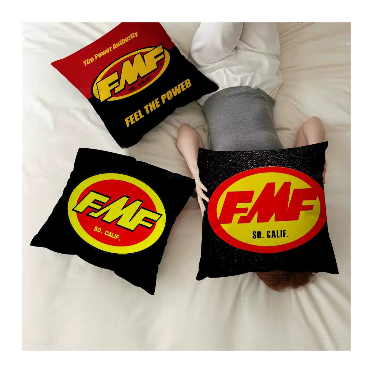 FMF Racing Kissenbezug Schwarz B/B/H: 45 x 45 cm - Bild 1