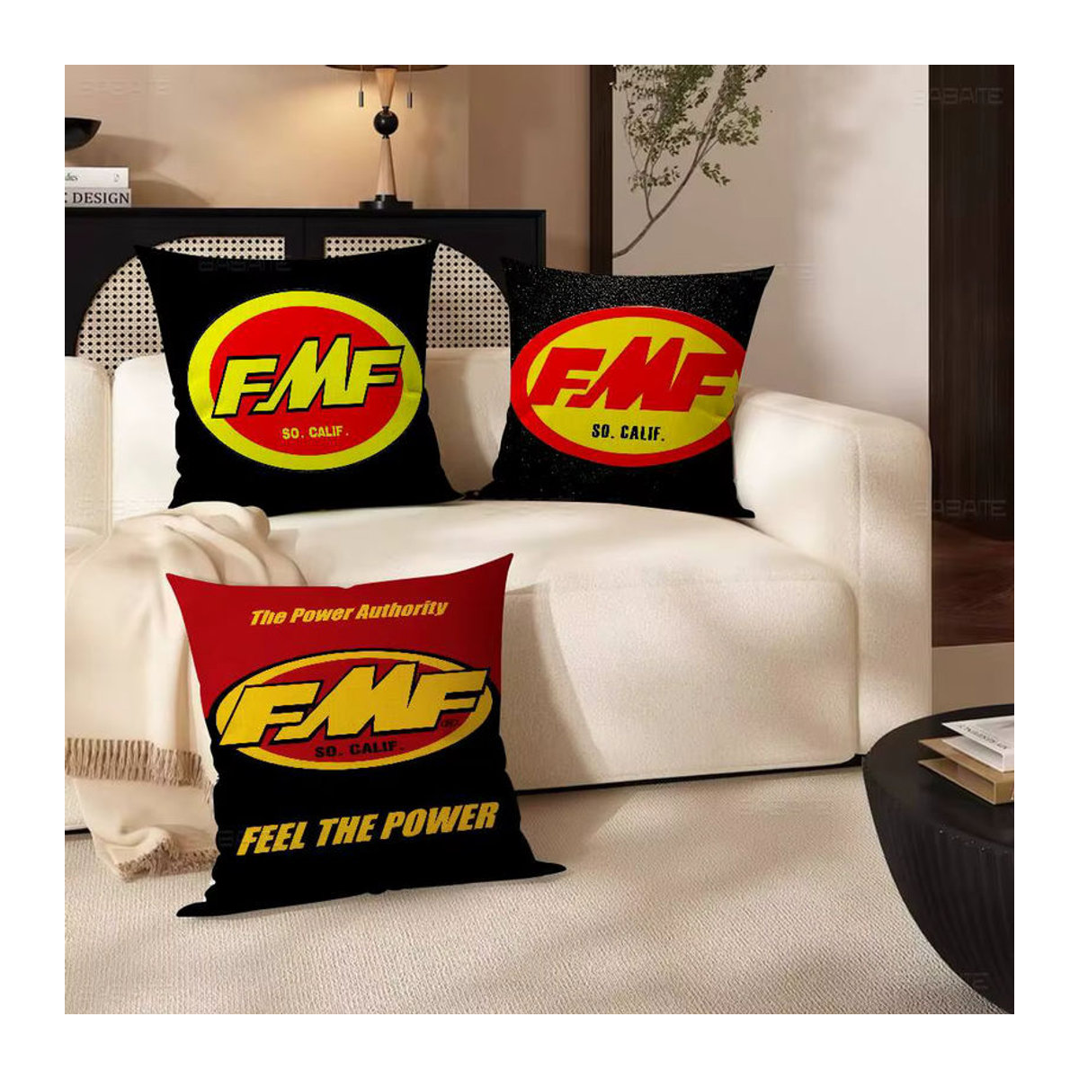 FMF Racing Kissenbezug Schwarz B/B/H: 45 x 45 cm - Bild 5