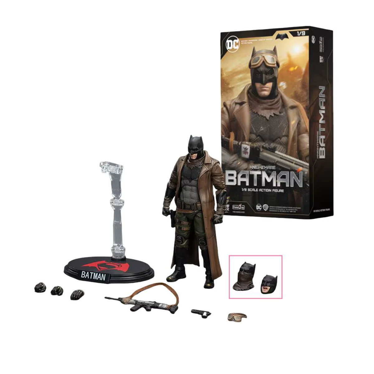 FondJoy Batman Nightmare Desert Action Figur Bruce Wayne 1/9 Modell Ornament in Schwarz - Bild 4