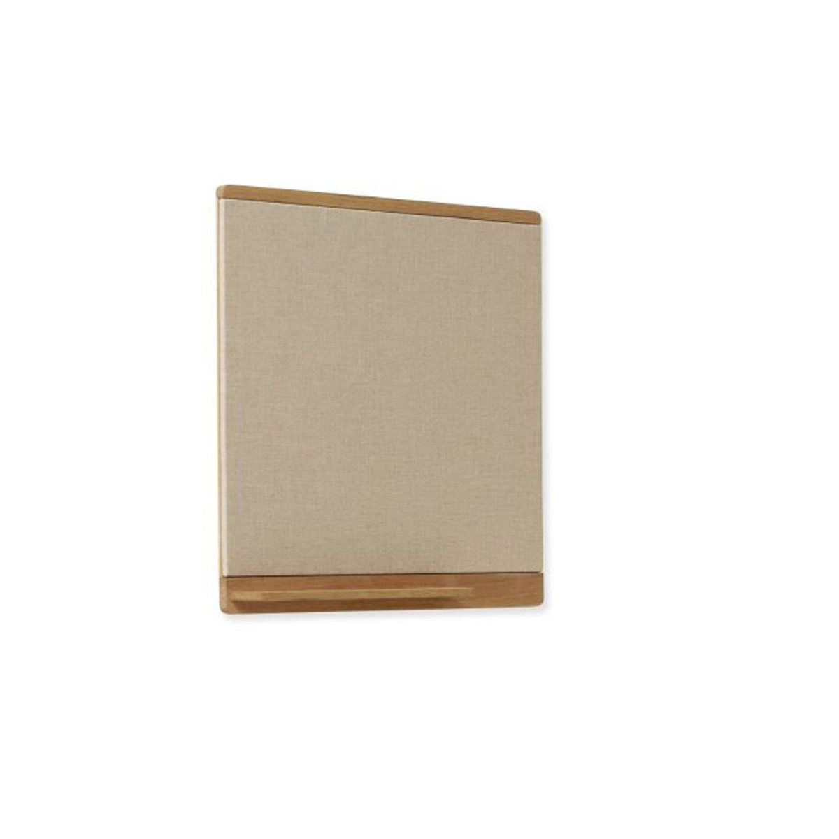 Form&Refine Rim Pinwand aus Holz und Textil in Braun und Beige, rechteckig und minimalistisch - Bild 2