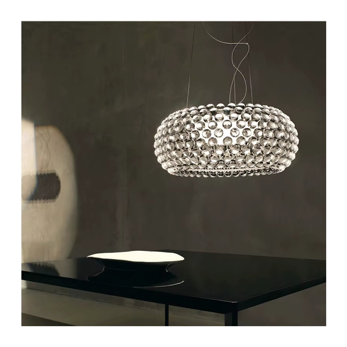 Foscarini Caboche Pendelleuchte aus Acryl in Gold und Klar für dein Esszimmer - Bild 1