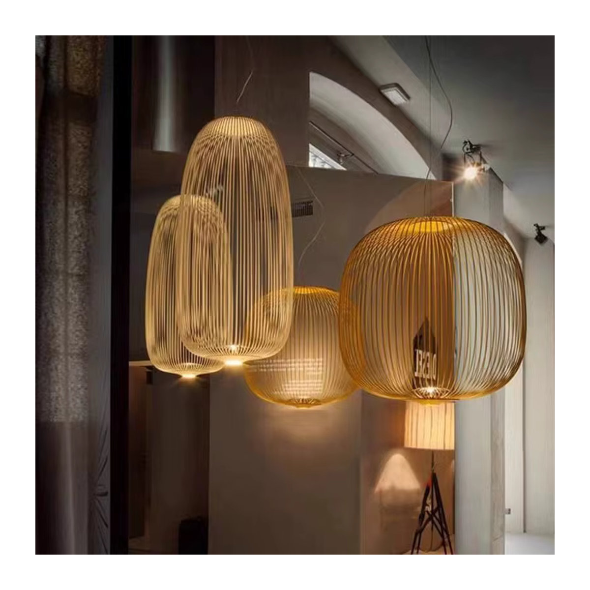 Foscarini Speces Pendelleuchte in Natur im minimalistischen Design - Bild 2