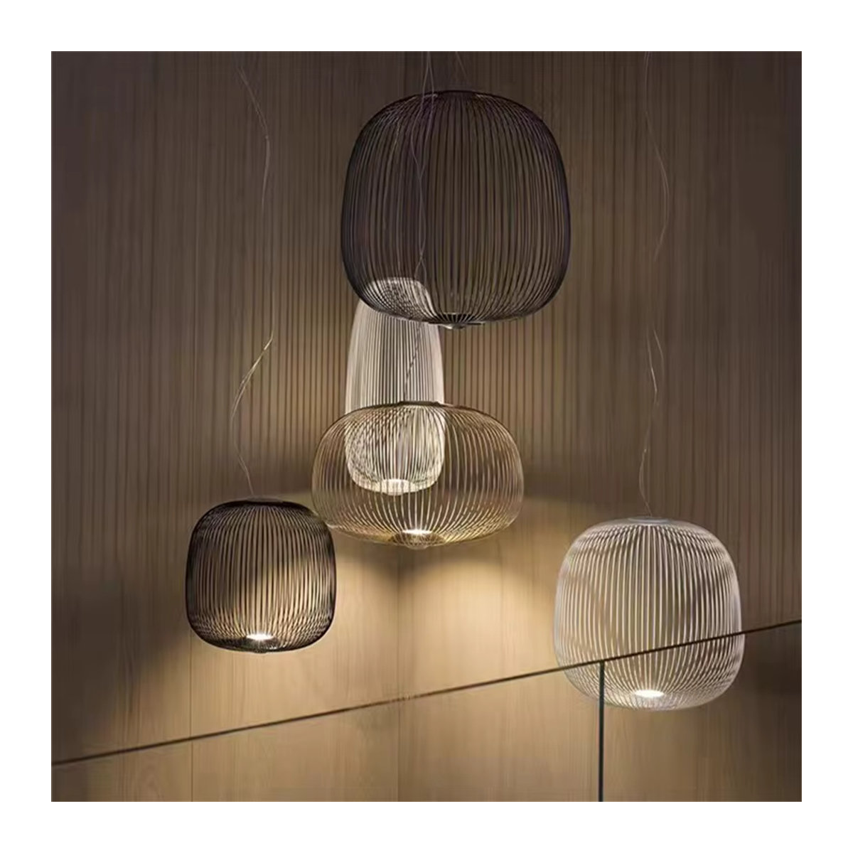 Foscarini Speces Pendelleuchte in Natur im minimalistischen Design - Bild 3