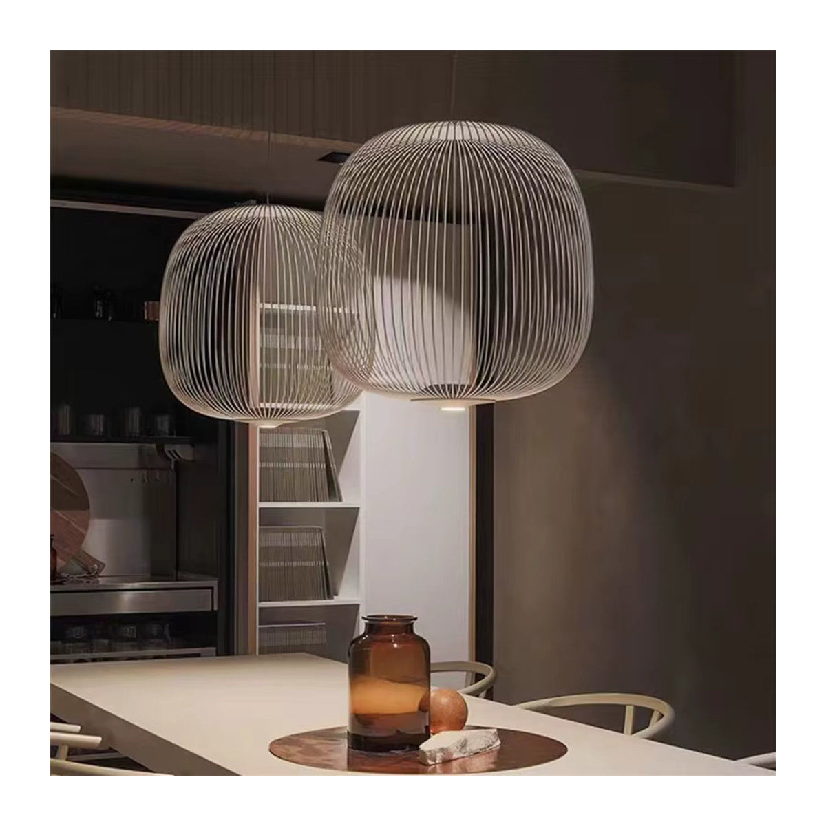 Foscarini Speces Pendelleuchte in Natur im minimalistischen Design - Bild 4