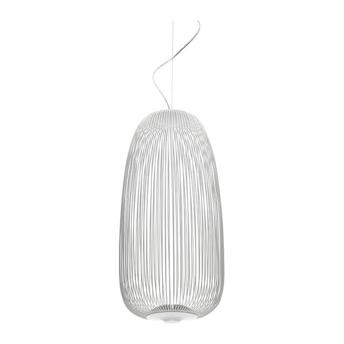 Foscarini Spokes 1 MyLight Sospensione LED-Pendelleuchte Weiß mit warmweißem LED-Licht (2700K) - Bild 1