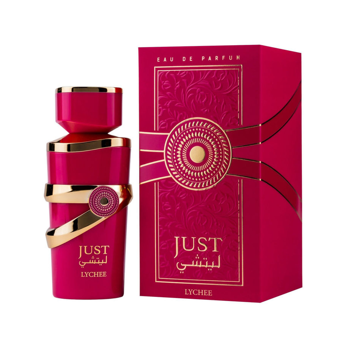 Fragrance World Just Lychee Eau de Parfum 100ml Rosa - Bild 2
