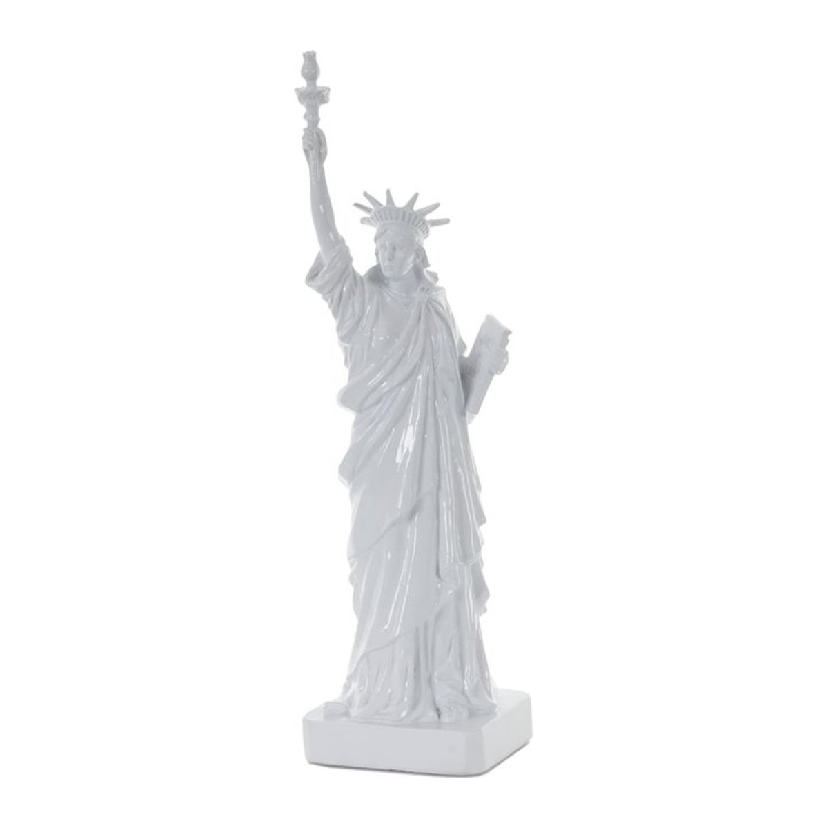 Freiheitsstatue Deko Figur von MCW in Weiß, Skulptur aus Kunstharz für Innen und Außen, Höhe: 40 cm - Bild 1