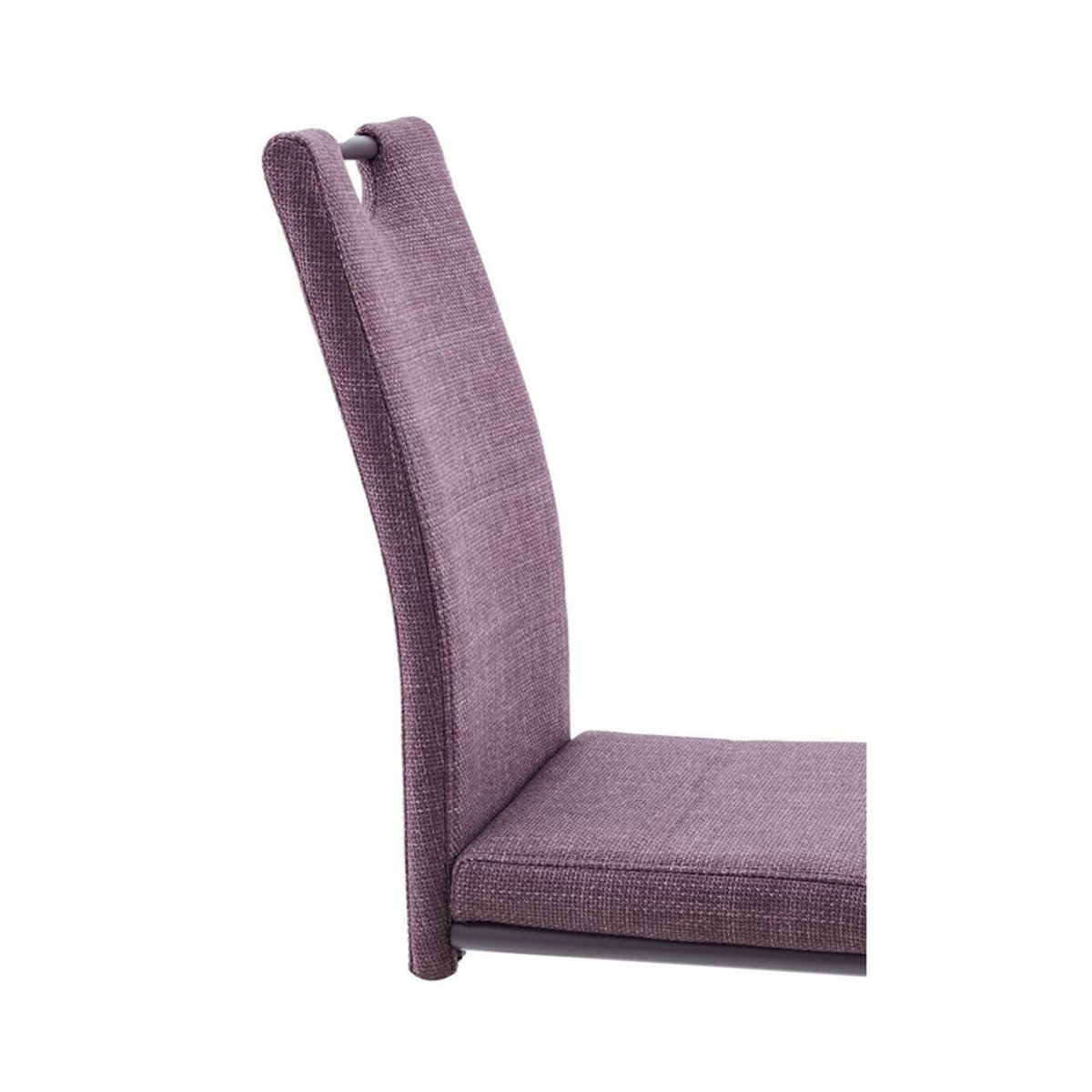 Freischwinger HARPER moderner Schwingstuhl aus Stoff und Metall in Rot und Rosa B/H/T: 43 x 99 x 60 cm - Bild 4