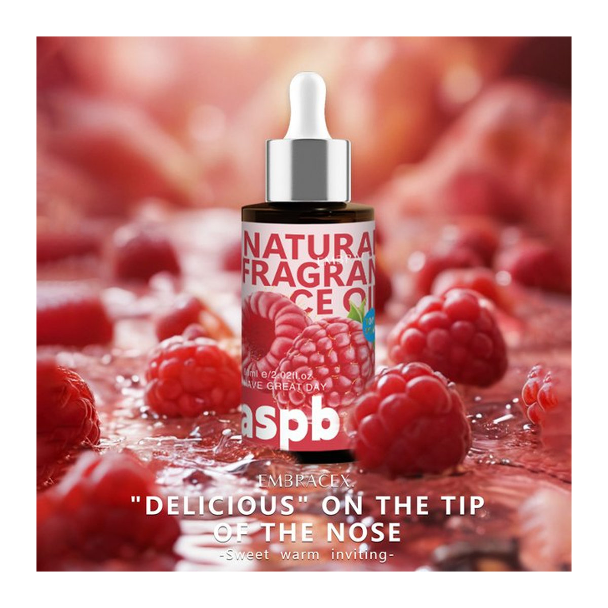 Fruchtiges Himbeeröl als ätherisches Obstöl für Diffusor und Aromatherapie, 60 ml - Bild 1