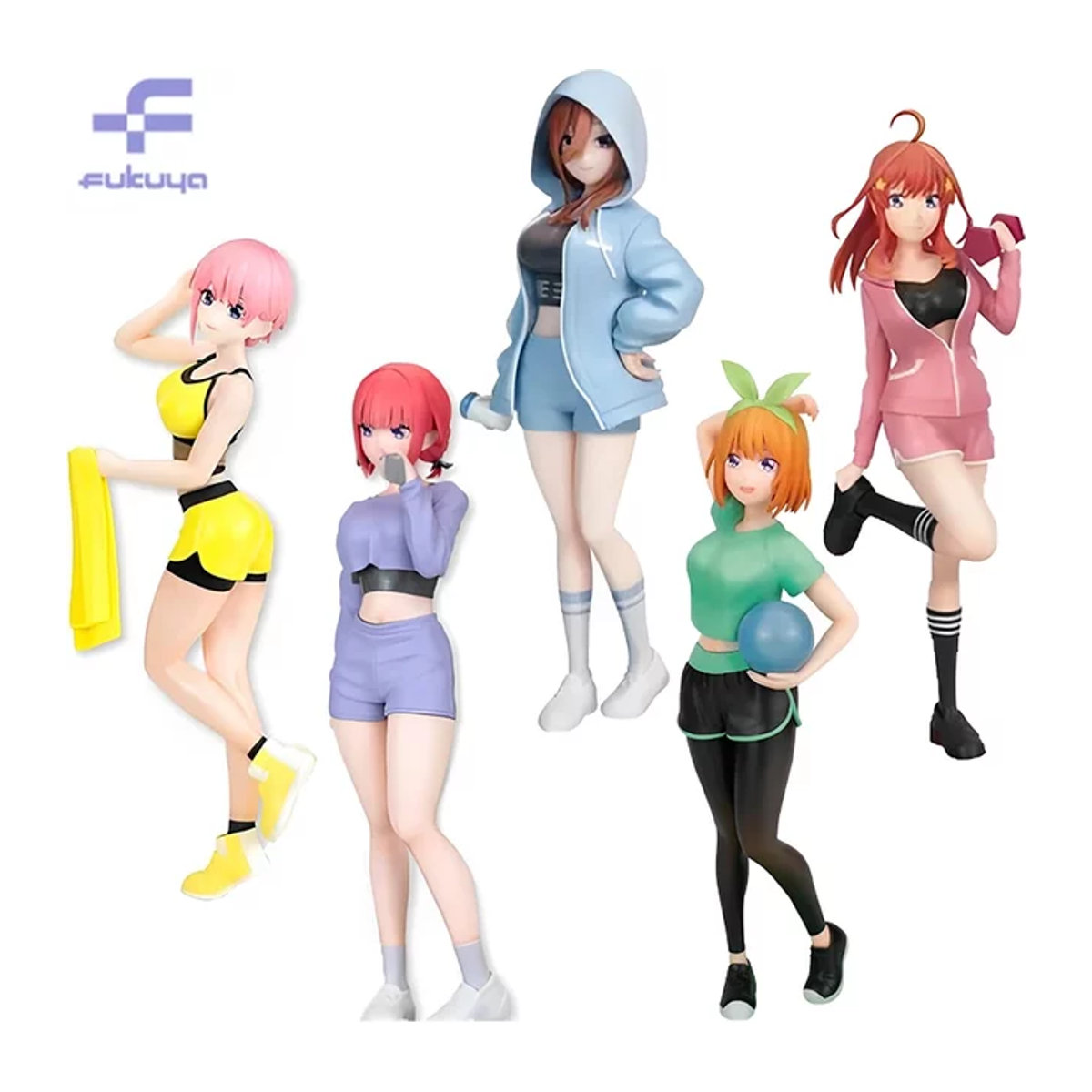 Fukuya Fascinity Figur The Quintessential Quintuplets Nakano Ichika Nino Miku Yotsuba Itsuki mehrfarbig - Bild 1