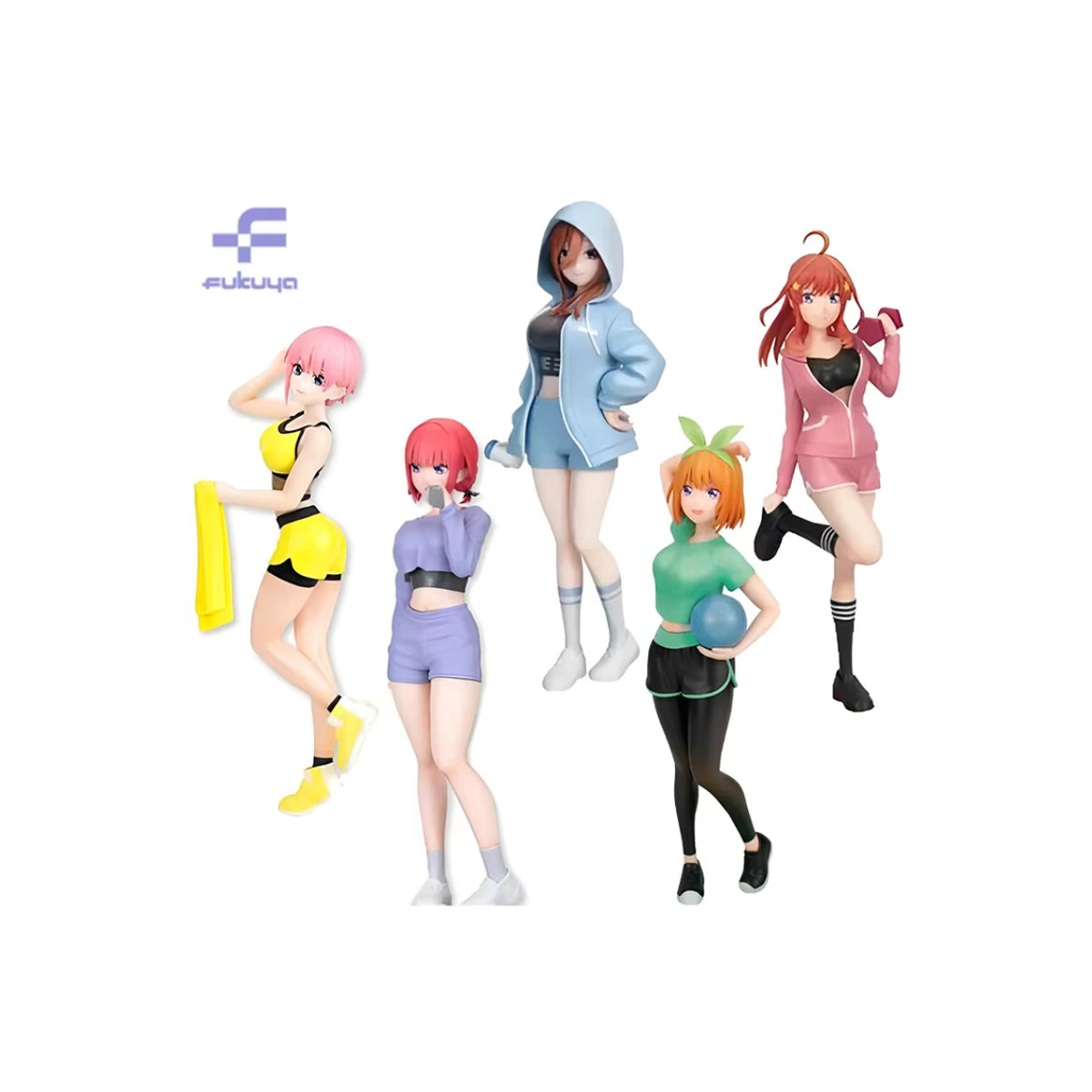 Fukuya Fascinity Figur The Quintessential Quintuplets Nakano Ichika Nino Miku Yotsuba Itsuki mehrfarbig - Bild 5