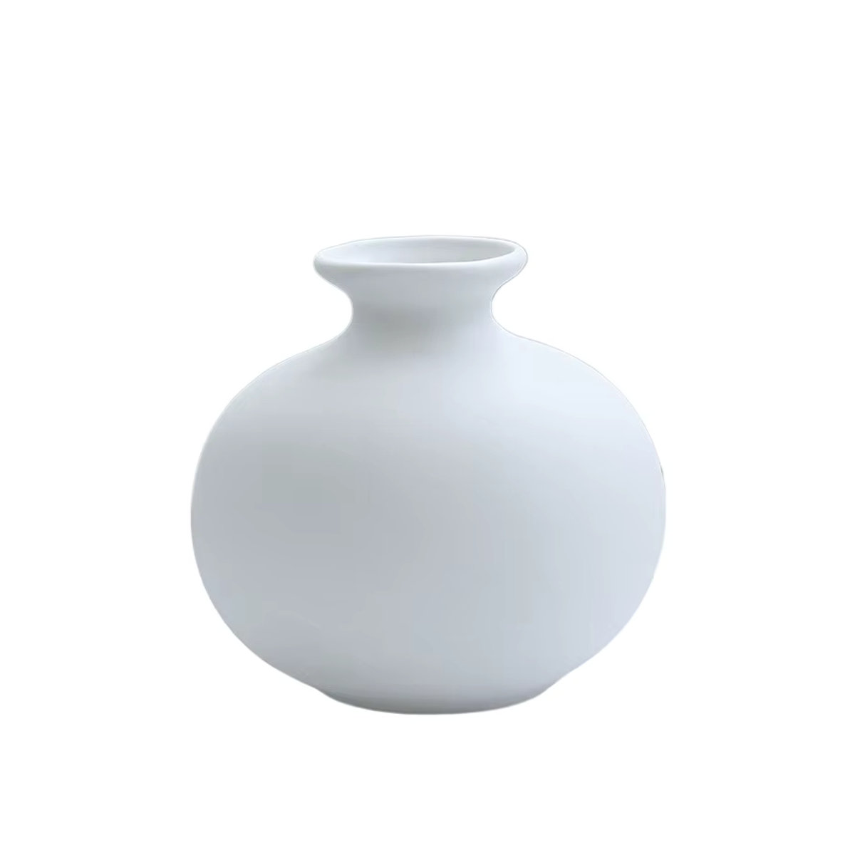 Fünfteiliges Keramikvasen-Set in Weiß im minimalistischen Design für deine Tischdekoration - Bild 3