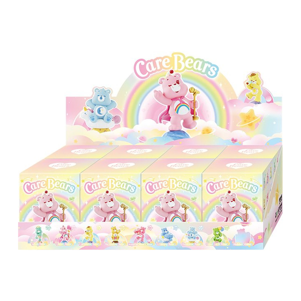 FUNISM Care Bears Healing Planet Serie Blind Box Figuren, mehrfarbiges Desktop Ornament aus Kunststoff - Bild 1