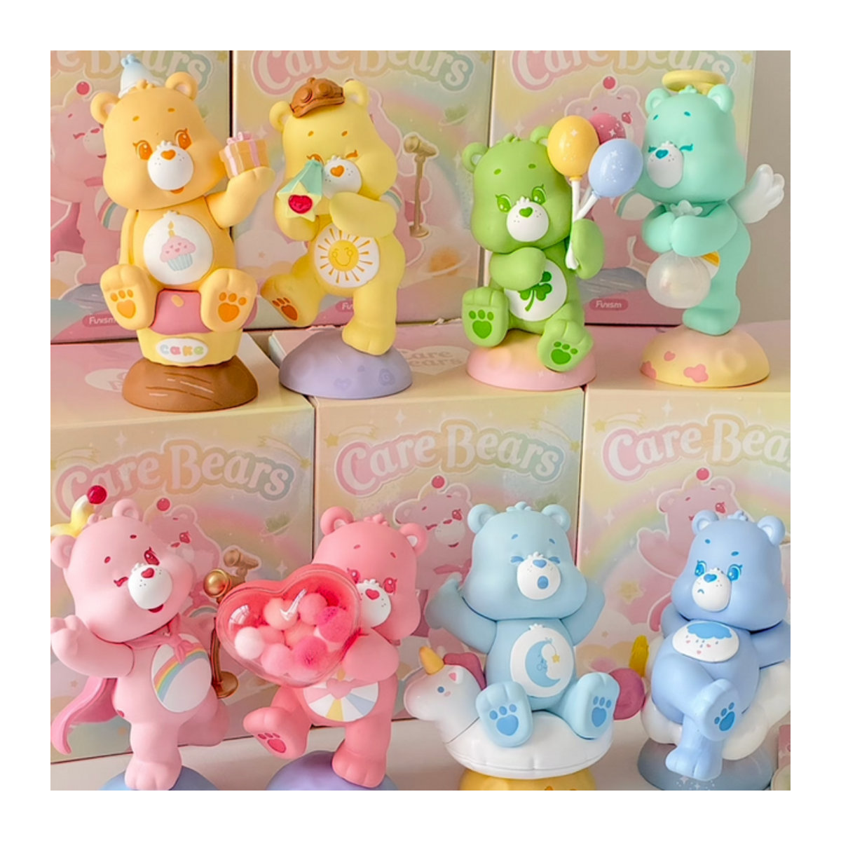 FUNISM CareBears Blind Box Healing Planet Series Modellfiguren aus Kunststoff, mehrfarbig - Bild 1