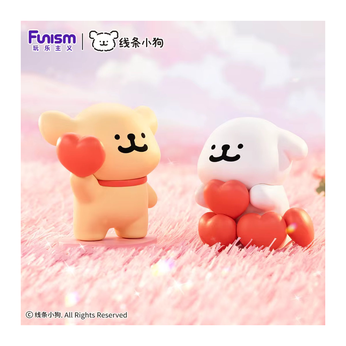FUNISM Malteser Happy Snuggling Serie Blind Boxen Mehrfarbige Anime Welpen Figuren aus Kunststoff zur Desktop Dekoration - Bild 2
