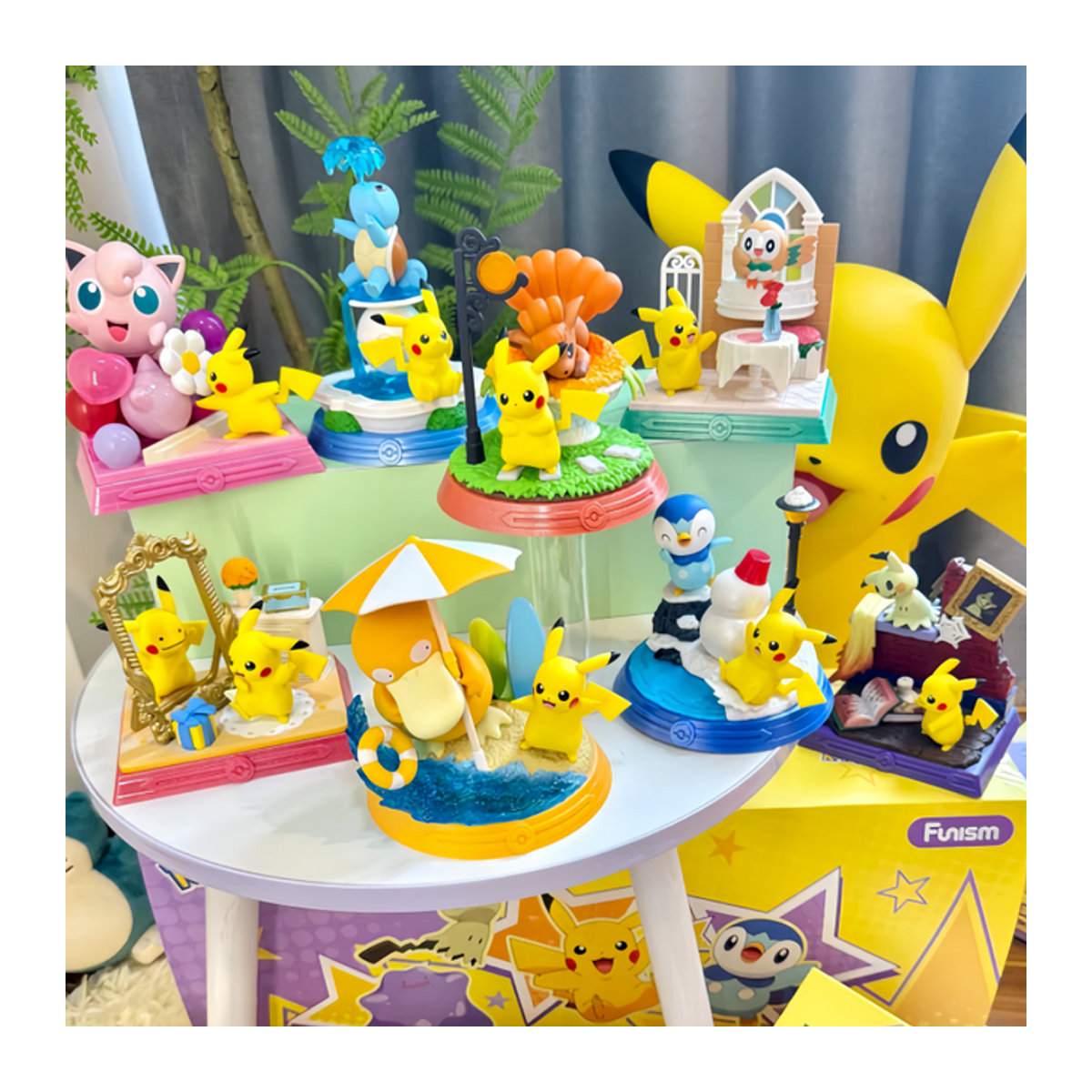 Funism Pokemon Pikachu und seine Freunde Blind Box Sammelfiguren aus Kunststoff, mehrfarbig - Bild 1