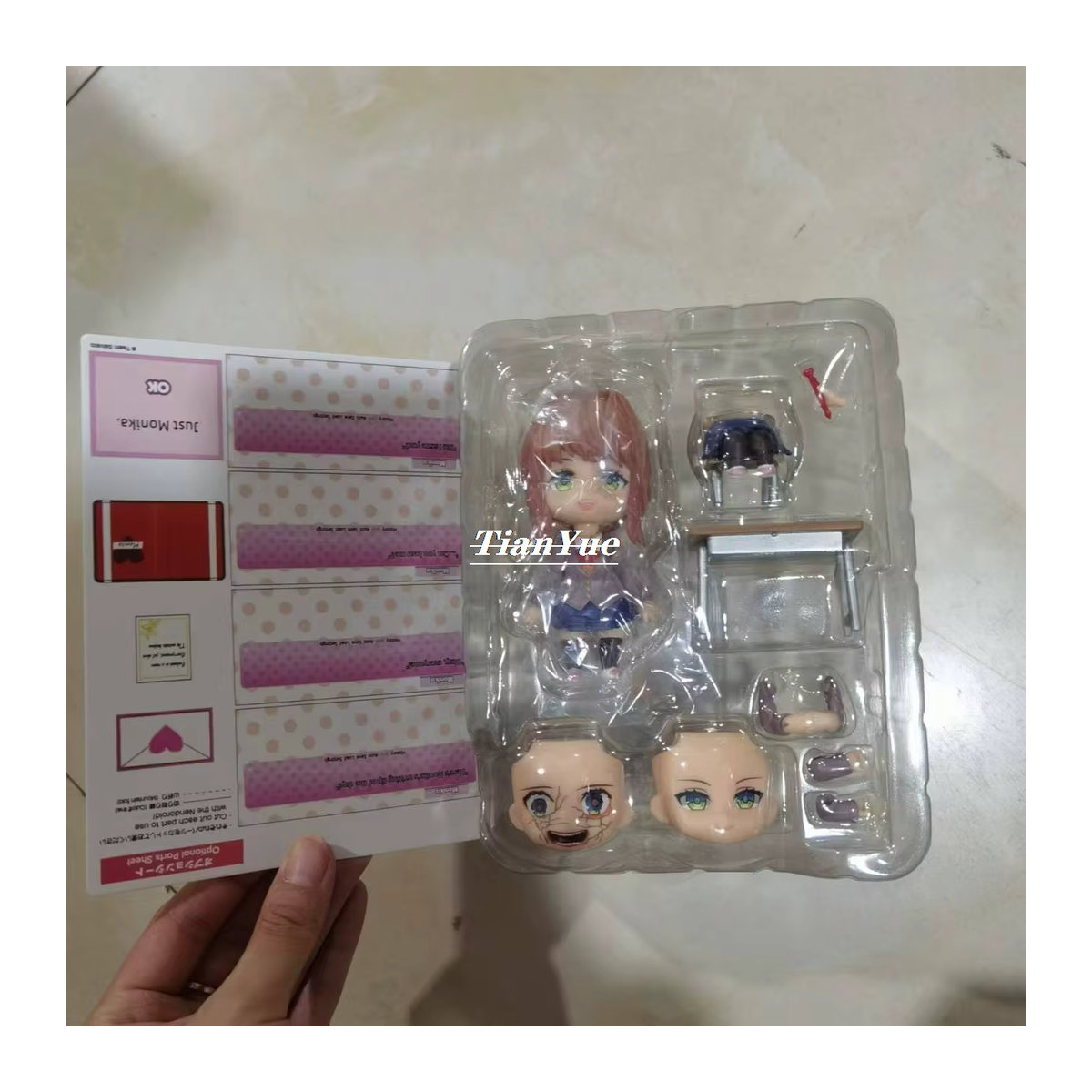 Funko Anime Literature Club Sayori Gelenkfigur Modell Spielzeug, mehrfarbig, Höhe: 10 cm - Bild 2
