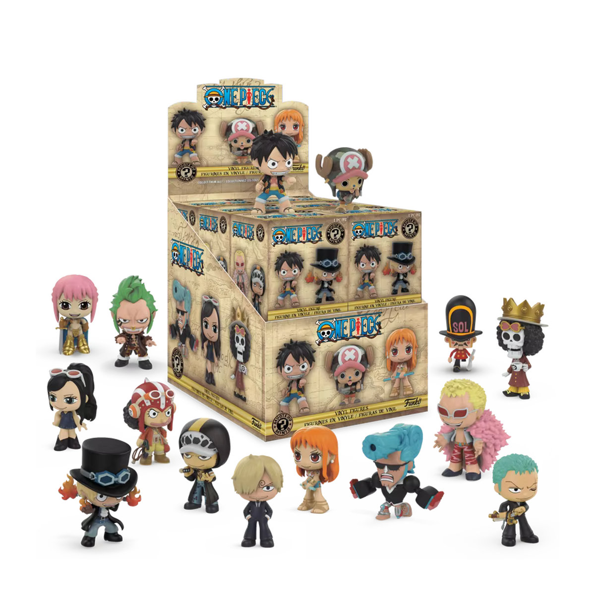 Funko One Piece Mystery Minis Blind Box Anime Figuren Ruffy und Roronoa Zoro Sammlerfiguren aus Kunststoff, mehrfarbig - Bild 7