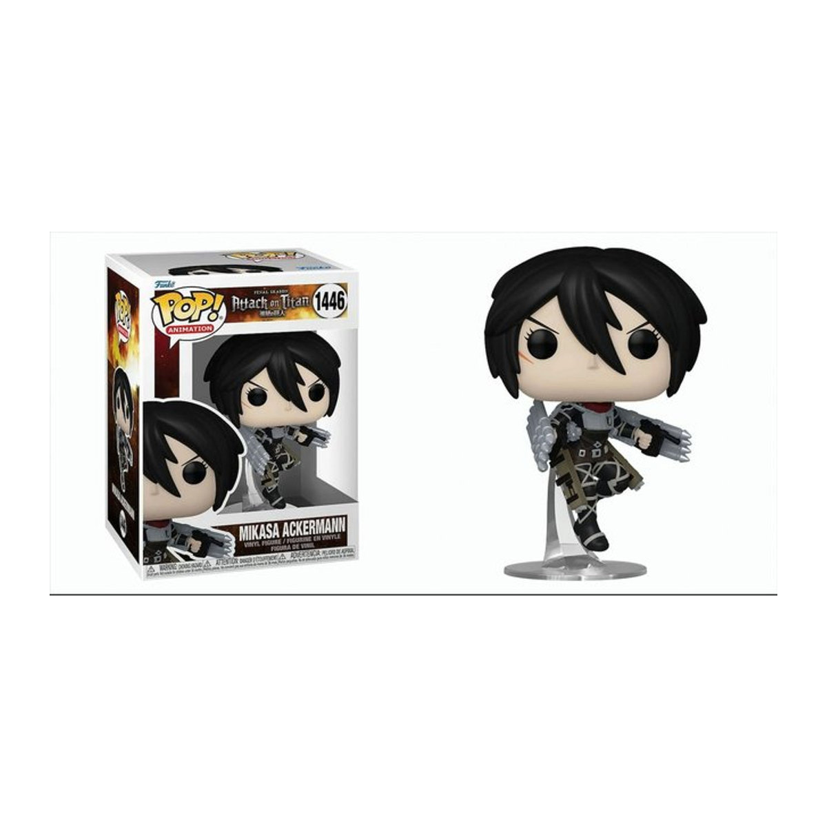 Funko POP Attack on Titan Final Season Mikasa Ackermann Figur mehrfarbig - Bild 1