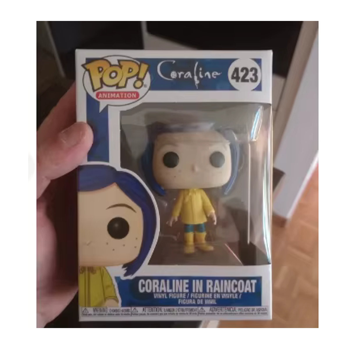 Funko Pop Coraline im Regenmantel 423 Mehrfarbige Vinyl-Figur - Bild 3