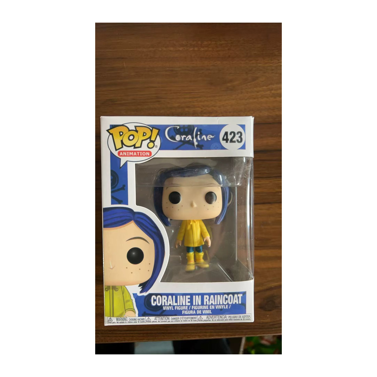 Funko Pop Coraline im Regenmantel 423 Mehrfarbige Vinyl-Figur - Bild 4