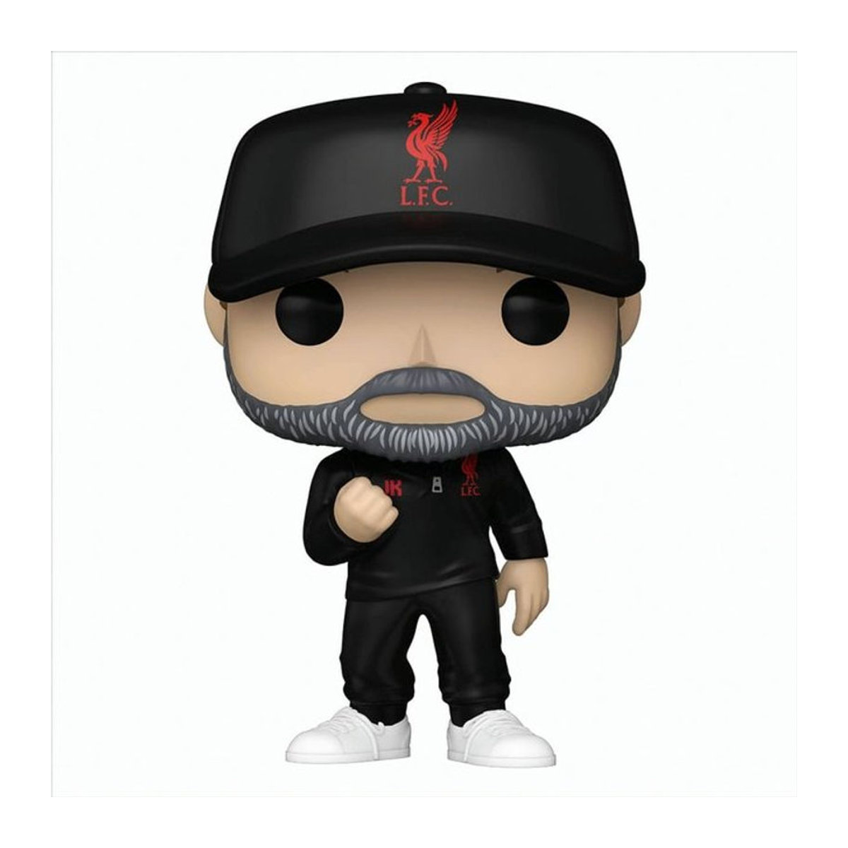 Funko POP Fussball Jürgen Klopp FC Liverpool Porträt Figur in Schwarz - Bild 1
