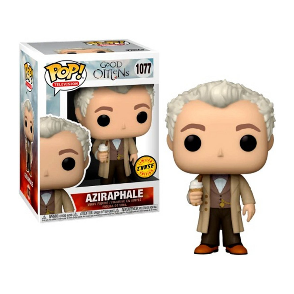 Funko Pop Good Omens Aziraphale und Crowley Vinyl-Actionfiguren mehrfarbig - Bild 1