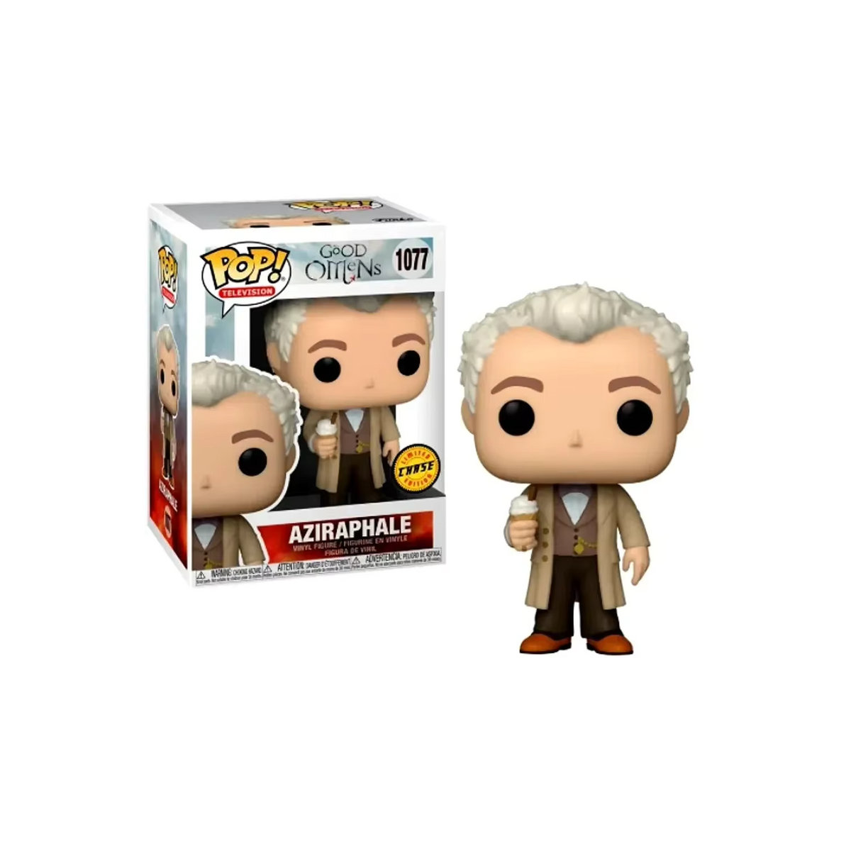 Funko Pop Good Omens Aziraphale und Crowley Vinyl-Actionfiguren mehrfarbig - Bild 5