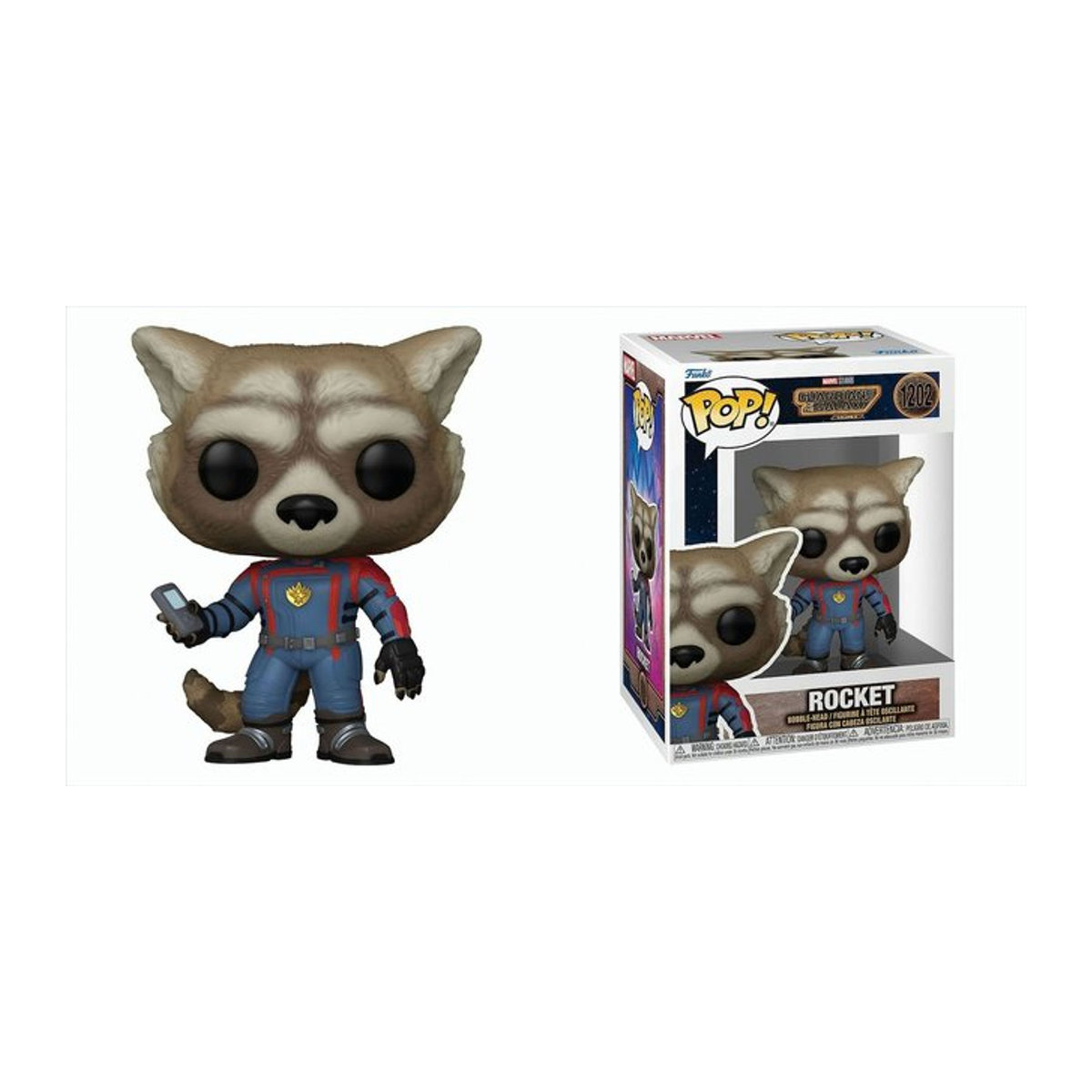 Funko POP Guardians of the Galaxy Volume 3 Rocket Figur mehrfarbig - Bild 1
