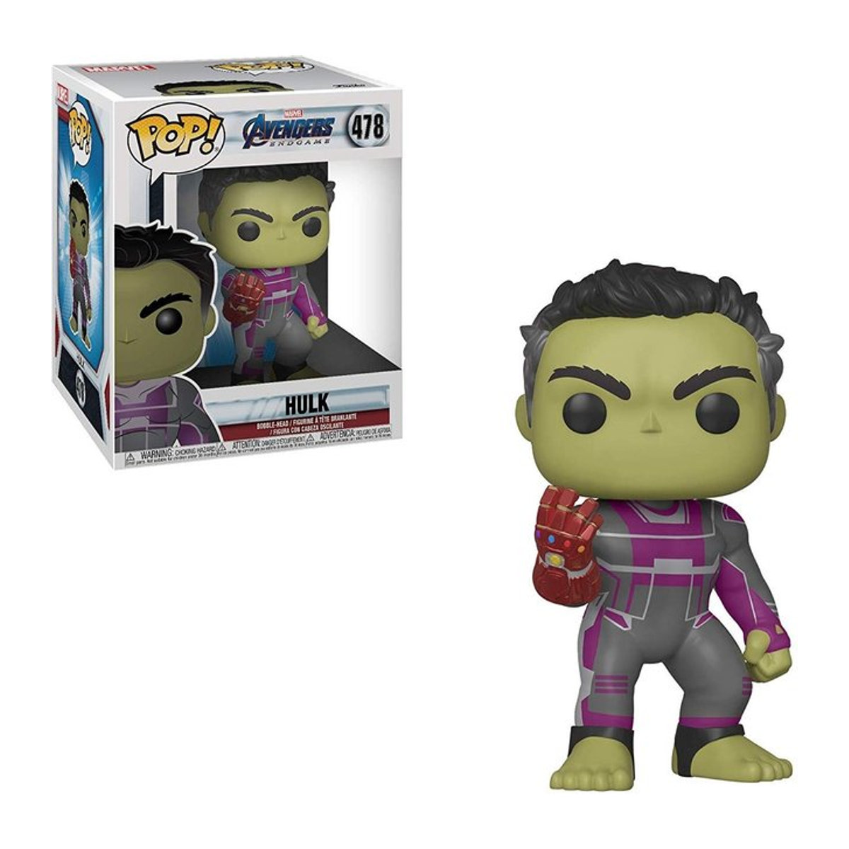Funko Pop Marvel Avengers 4 Hulk Figur in Grün, Höhe: 15 cm - Bild 1