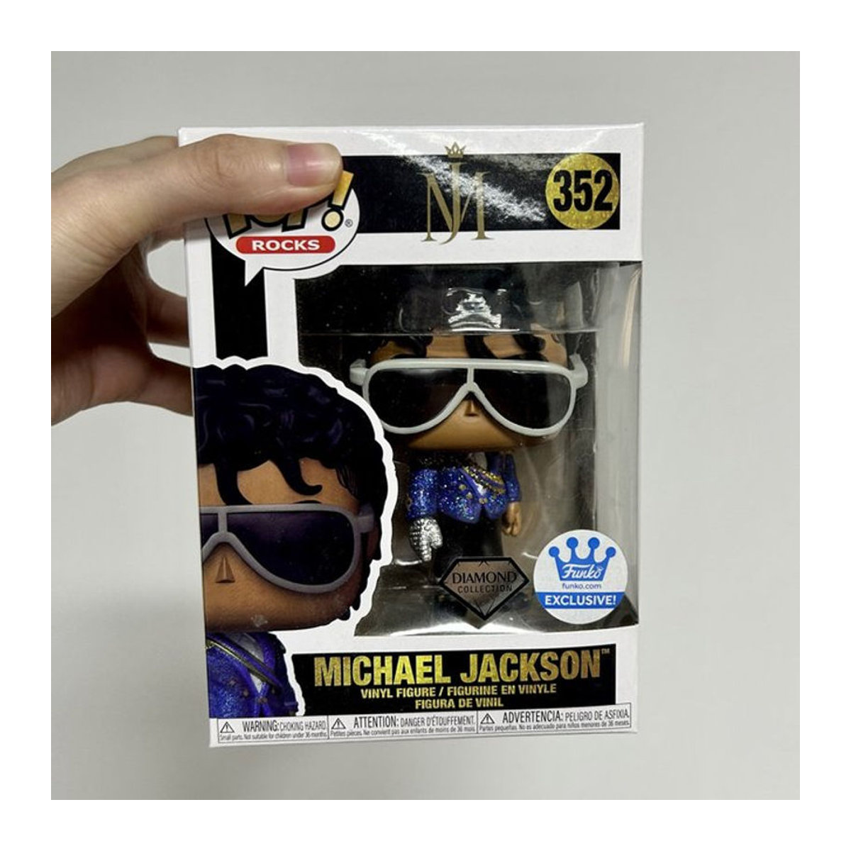 Funko Pop Michael Jackson #352 Vinyl-Actionfigur für Sammler, mehrfarbig - Bild 1