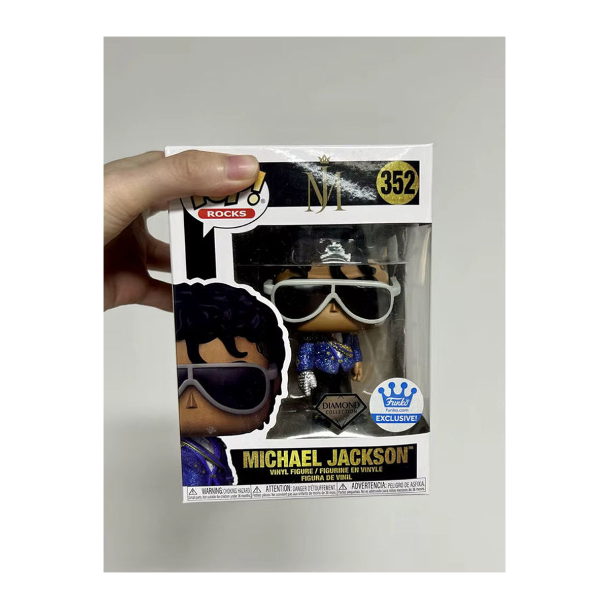 Funko Pop Michael Jackson #352 Vinyl-Actionfigur für Sammler, mehrfarbig - Bild 3