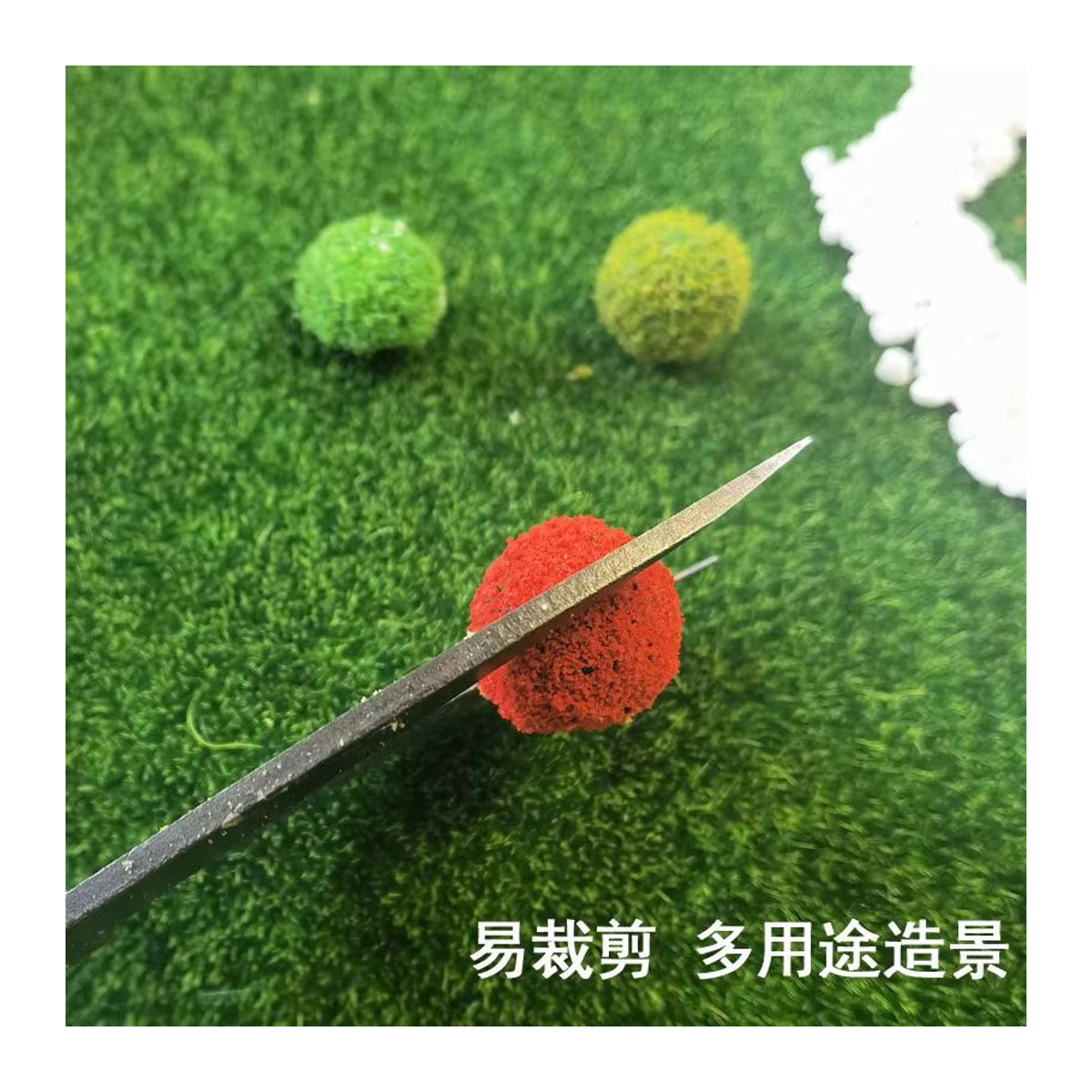 FunTrying Künstliches Gras und Strauch-Modelle in Grün für Diorama und Modellbau-Dekorationen - Bild 5