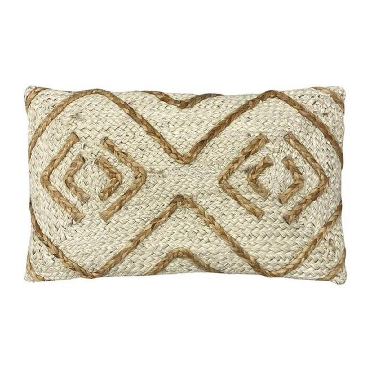 Furn Mynu Jute-Kissenbezug aus geflochtenem Stoff in Natur, One Size - Bild 1