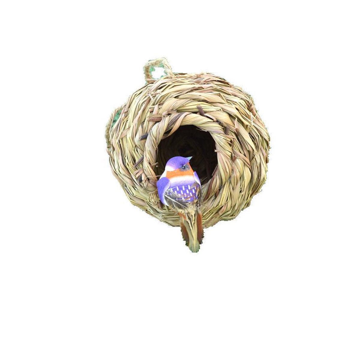 FurryFriends Store Strohgewebtes Wachtelnest aus Naturstroh als Nistkasten und Zuchtkasten für den Außenbereich - Bild 9
